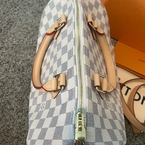 Louis Vuitton Speedy Bandouliere 30 Azur - Picture 8 of 13